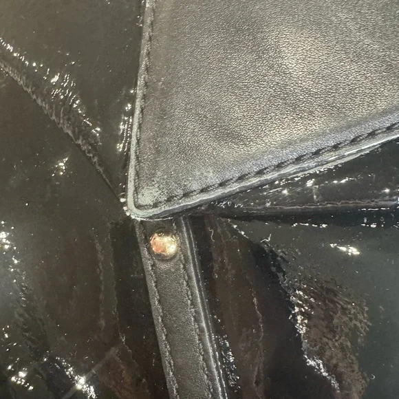 Kate Spade Black Glossy Tote Bag - Picture 7 of 9